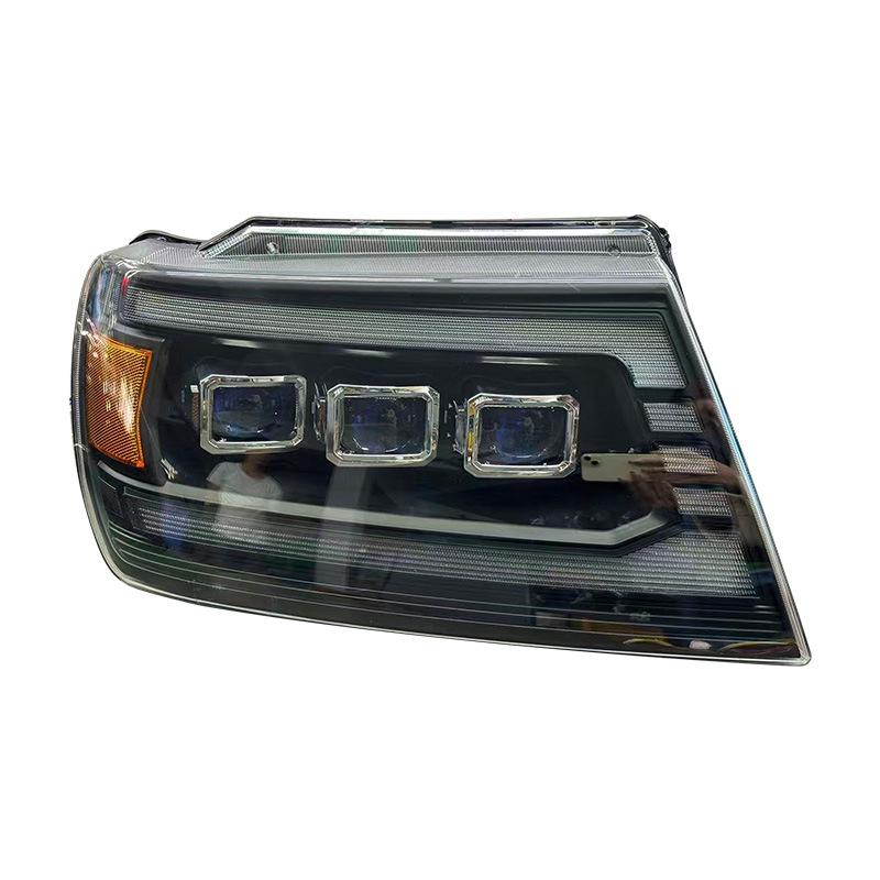 Compatible with 1999-2004 Jeep Grand Cherokee LED Projector Headlights with Daytime Running Lights