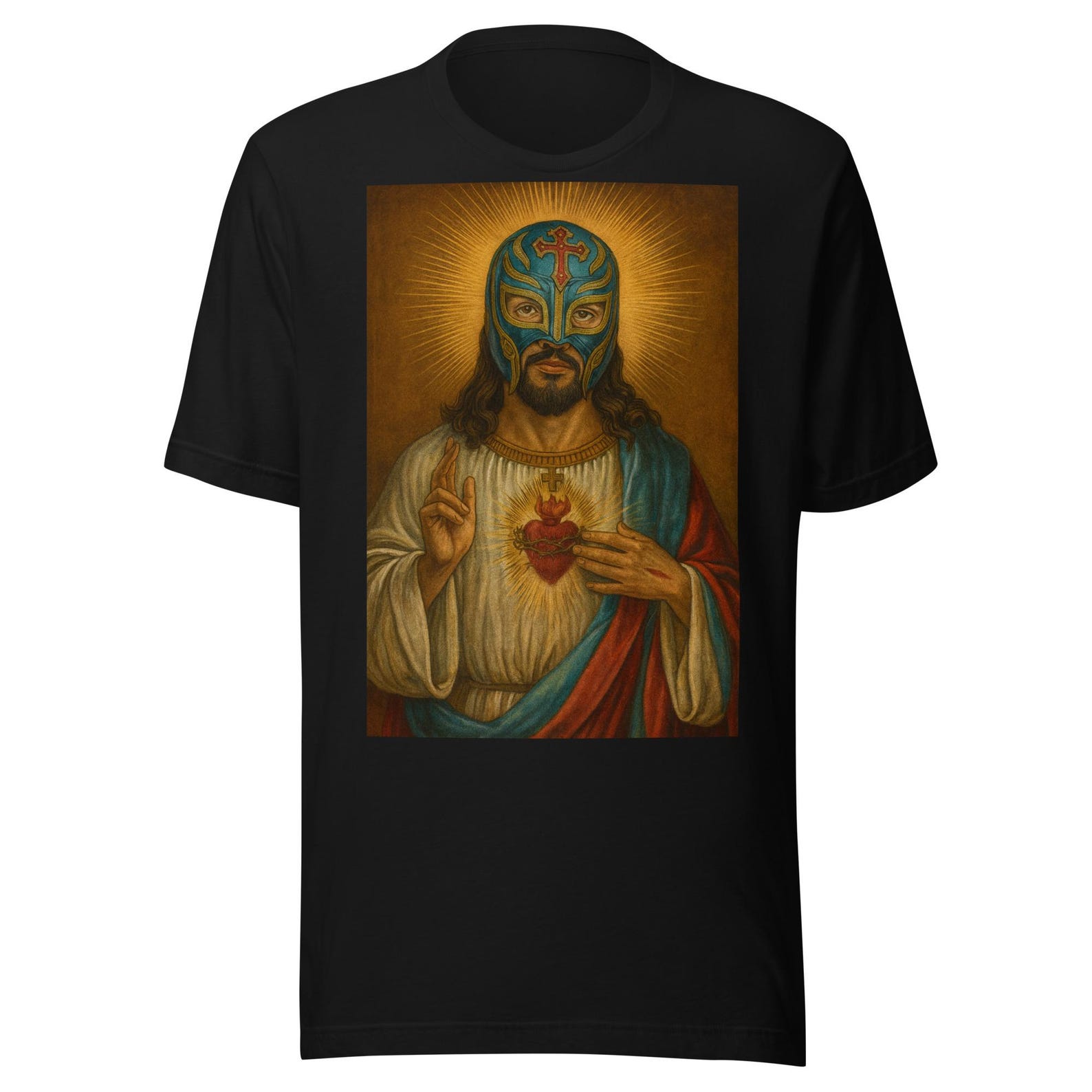 Jesus Luchador Mexicano Unisex t-shirt 4XL