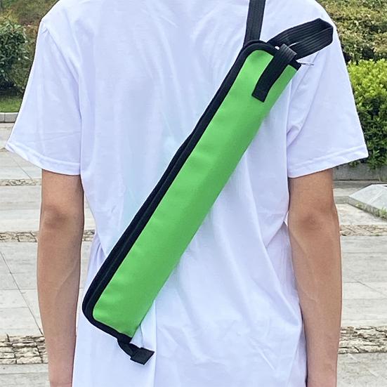 Drumstick Bag Thickened Oxford Cloth Drum Stick Holder Storage Case with Hooks Inside for Percussion Sticks Drum Mallet