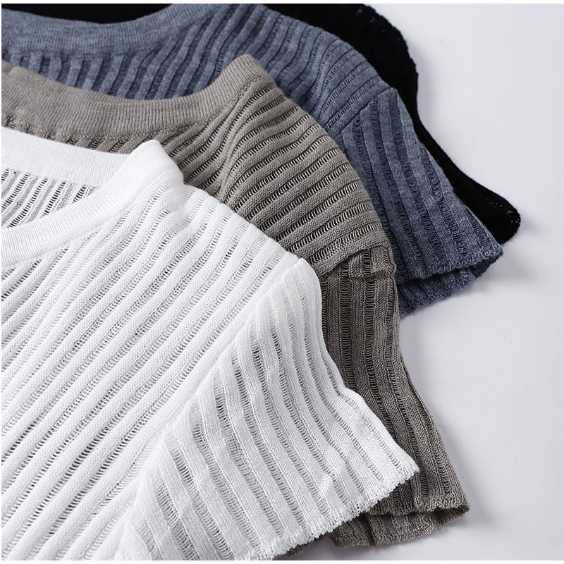 Сексуальная прозрачная женская футболка — фото 15