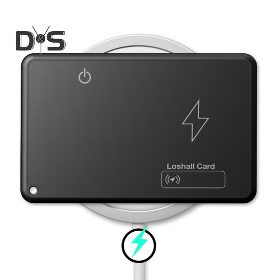 Wireless Charging Wallet Tracker Card Ultra-Thin Design Portable Bluetooth-compatible GPS Locator Waterproof Thin Item Finder
