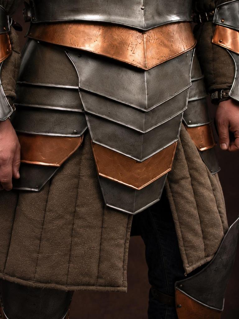 Medieval Knight Full Body Armor Set Wearable Steel Suit for LARP Cosplay Renaissance Fair