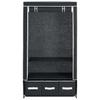 Wardrobe Black 87 x 49 x 159 cm Fabric