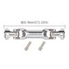 Heavy Duty Stainless Steel Driveshaft Hardened Drive Shaft for 1/10 RC Crawler SCX10 II III Wraith Capra RR10 TRX4 LCG Chassis