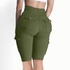 Damen-Arbeitskleidung Hohelastische Enge Yoga-Hose, Schnelltrocknende 5-Zoll-Laufshorts
