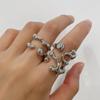 Kenjie INS Irregular Alloy Personality Ring for Women - European and American Open Design, Autumn/Winter Collection.