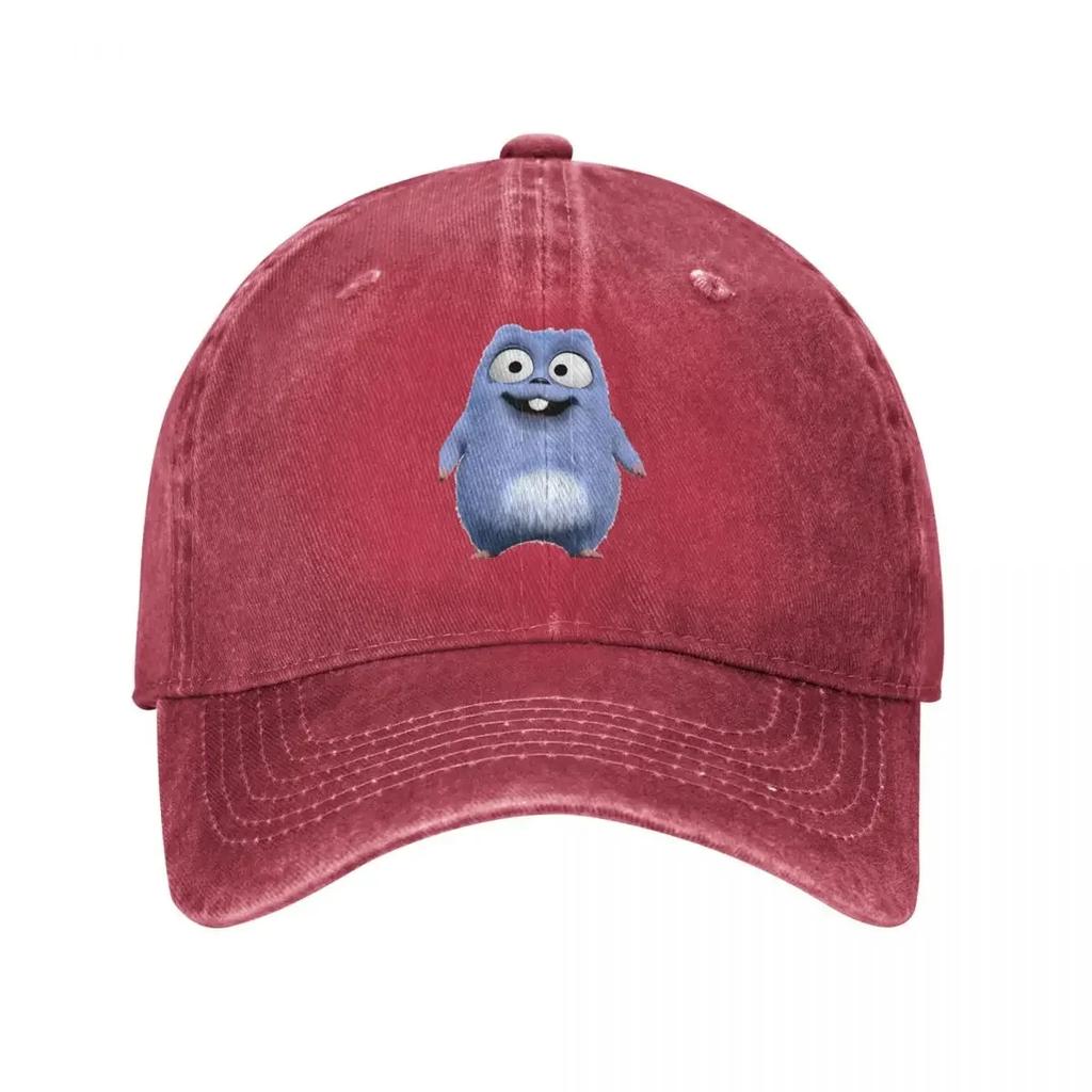Süße Grizzy Tabodi Cartoon Baseballkappe Vintage Used Gewaschene Kopfbedeckung Unisex Stil Outdoor Trainingskappen Mütze