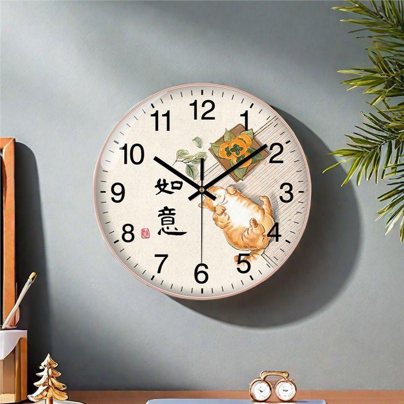 Chaiyuan 2025 Modern Silent Wall Clock for Living Room