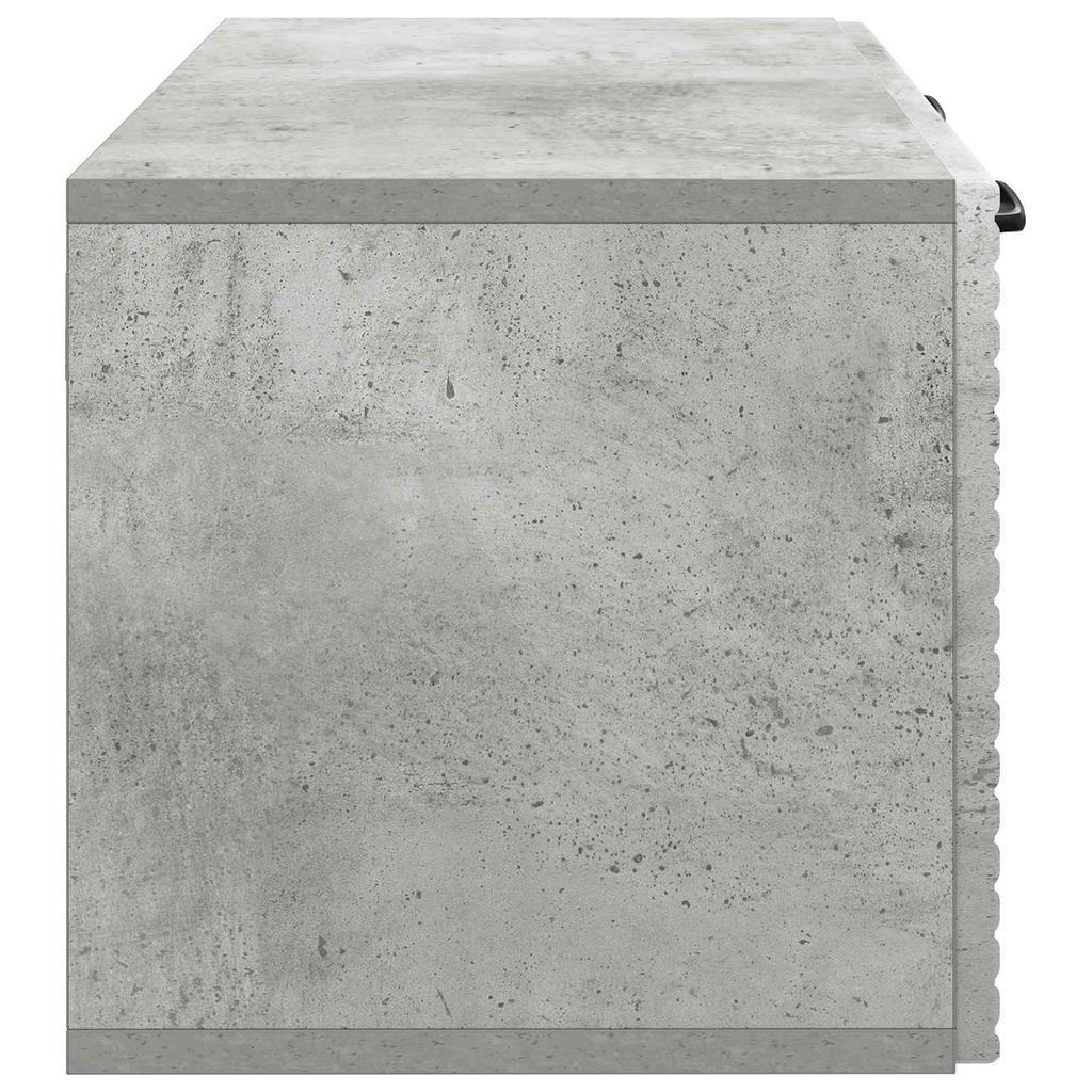 Wall Mounted TV Cabinet Concrete Grey 59.5 x 31 x 30 cm