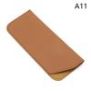 Simple Soft Leather Sunglasses Bag For Women Men Waterproof Reading Glasses Case Dust Storage Bag Eyewear Pocket Accessory