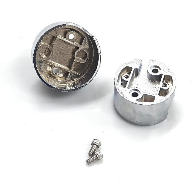 1/2"-13 Thread-On Shift Knob Chrome Mounting Adapter | Compatible with Eaton Fuller Style 13/15/18 Shifter