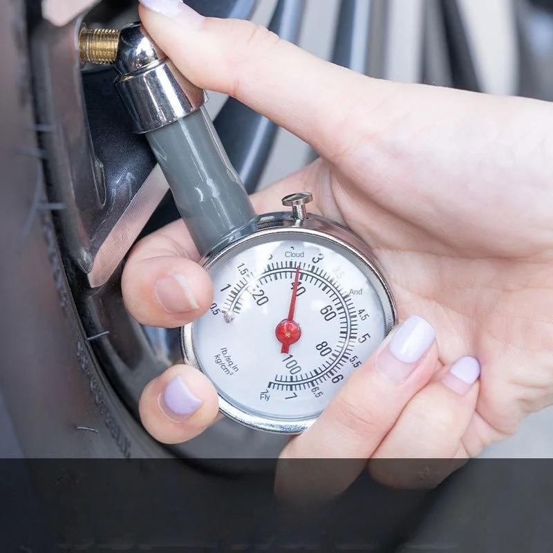 

Car Tire Pressure Gauge - Auto Tyre Inflation/Deflation Pointer Meter, Tire Pressure Measurement Detector