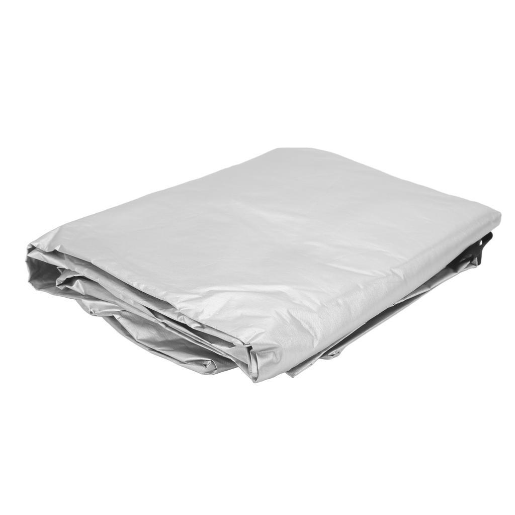 Silver Full Car Cover Waterproof UV Protection Breathable Exterior Accessories Replacement for