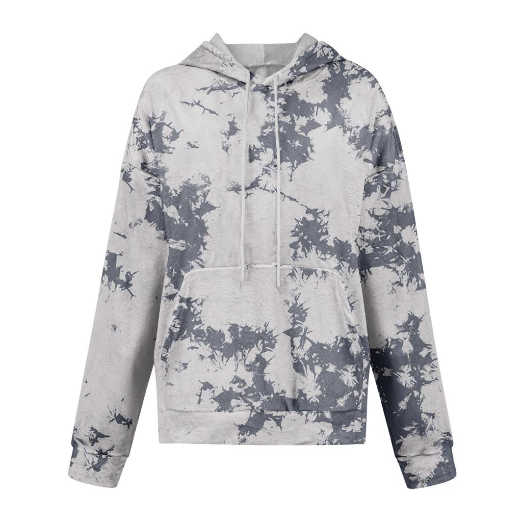 Kadınlar İçin Kapüşonlu Üstler Oversize Kışlık Peluş Sevimli Sweatshirtler Kazak Trend Sonbahar Kış Giysileri