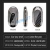 Metal Carbon Fiber Car Key Fob Case Cover Keychain For Mercedes Benz C E S Cle Glc Eqe Eqs Class 300 350 450 500 580 43
