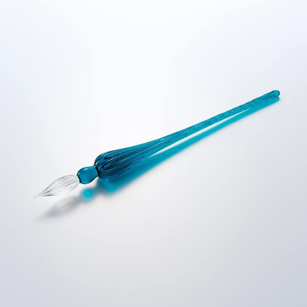 Sekisei Azon Glass Pen Classic Turquoise Blue AX-8510
