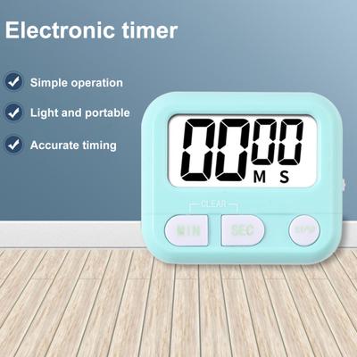 Kitchen Baking Timer Large Screen Button Control with Strong Magnetic Stand Loud Alarm Countdown Stopwatch