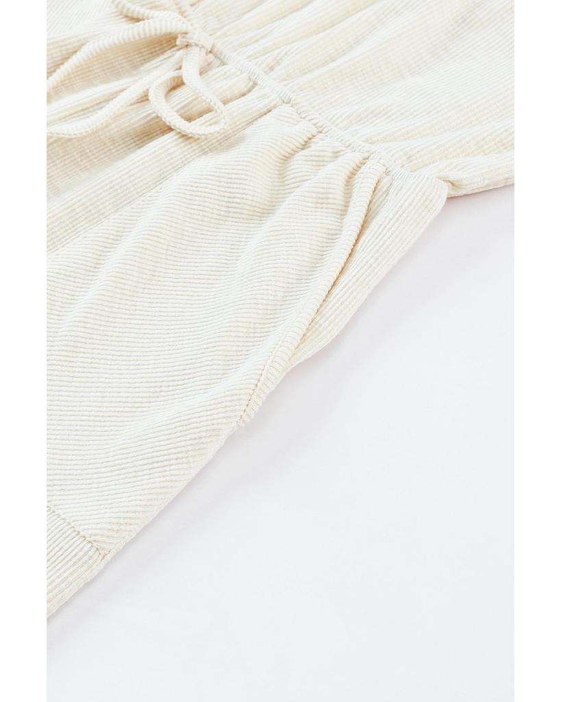 Azura Exchange Ribbed Elastic Waist Romper