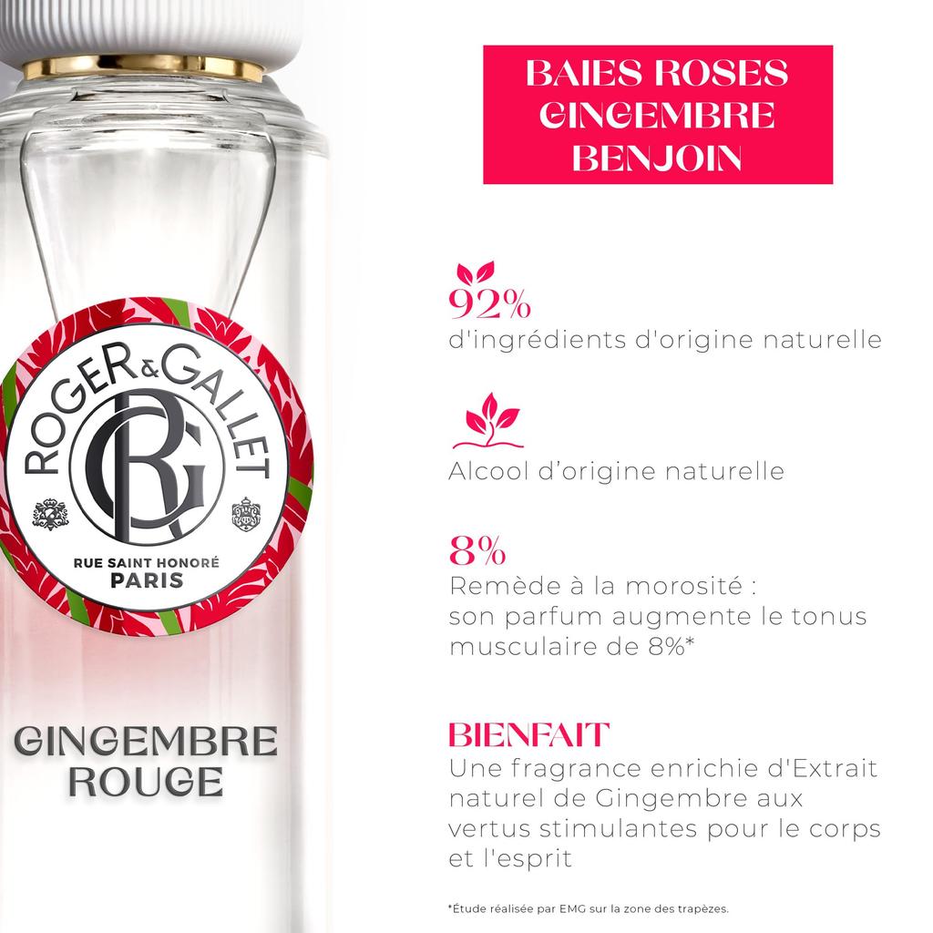 ROGER & GALLET Eau Parfumé Ginger Rouge Eau De Toilette 30ml Ginger Rouge