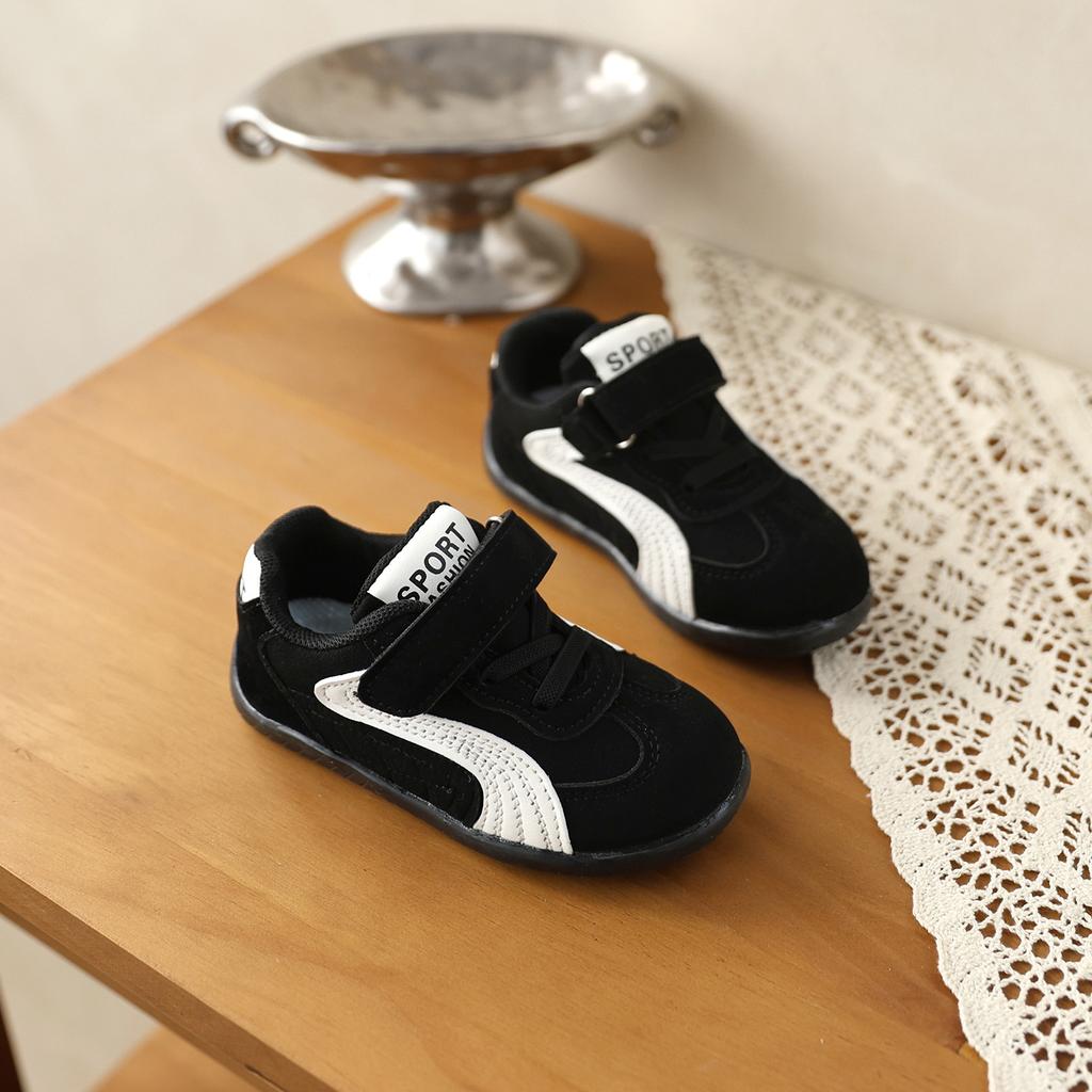 Children's Sports Shoes - Boys' Velcro Casual Shoes with Anti-slip Feature - New Style Girls' Shoes