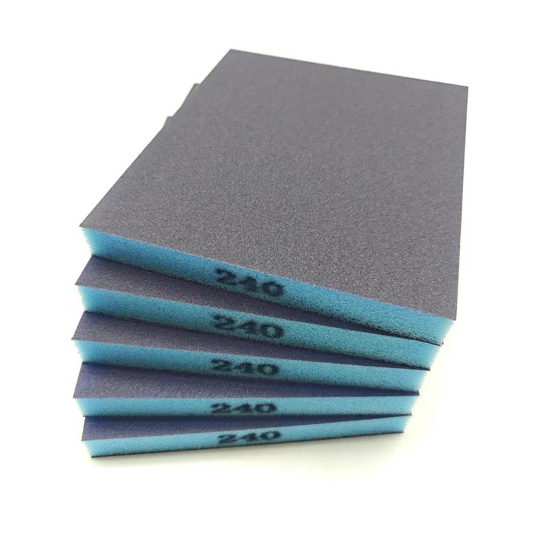 5/6pcs Sanding Sponge Set Coarse/Medium/Fine Grit Washable Reusable Sandpaper Blocks for Polishing Metal Wood Glass