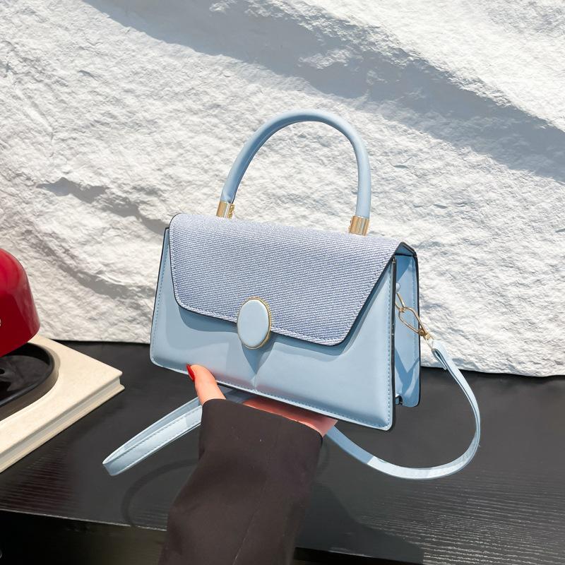 Personality Trend, Fashion and Beauty, Portable Commuter Women's Bag 2025 New Shoulder Messenger Bag, Simple Foreign Style Small Square Bag