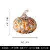Glass Pumpkin Ornament Desktop Ornament Home Decoration Cartoon Pumpkin Shaped Ornament Halloween Decorations Glass Handicrafts