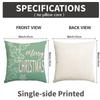 1/4Pcs Christmas Pillowcases, Gingerbread Man Cartoon Cushion Covers, Christmas Decorations, Farmhouse Sofas, Home Decor