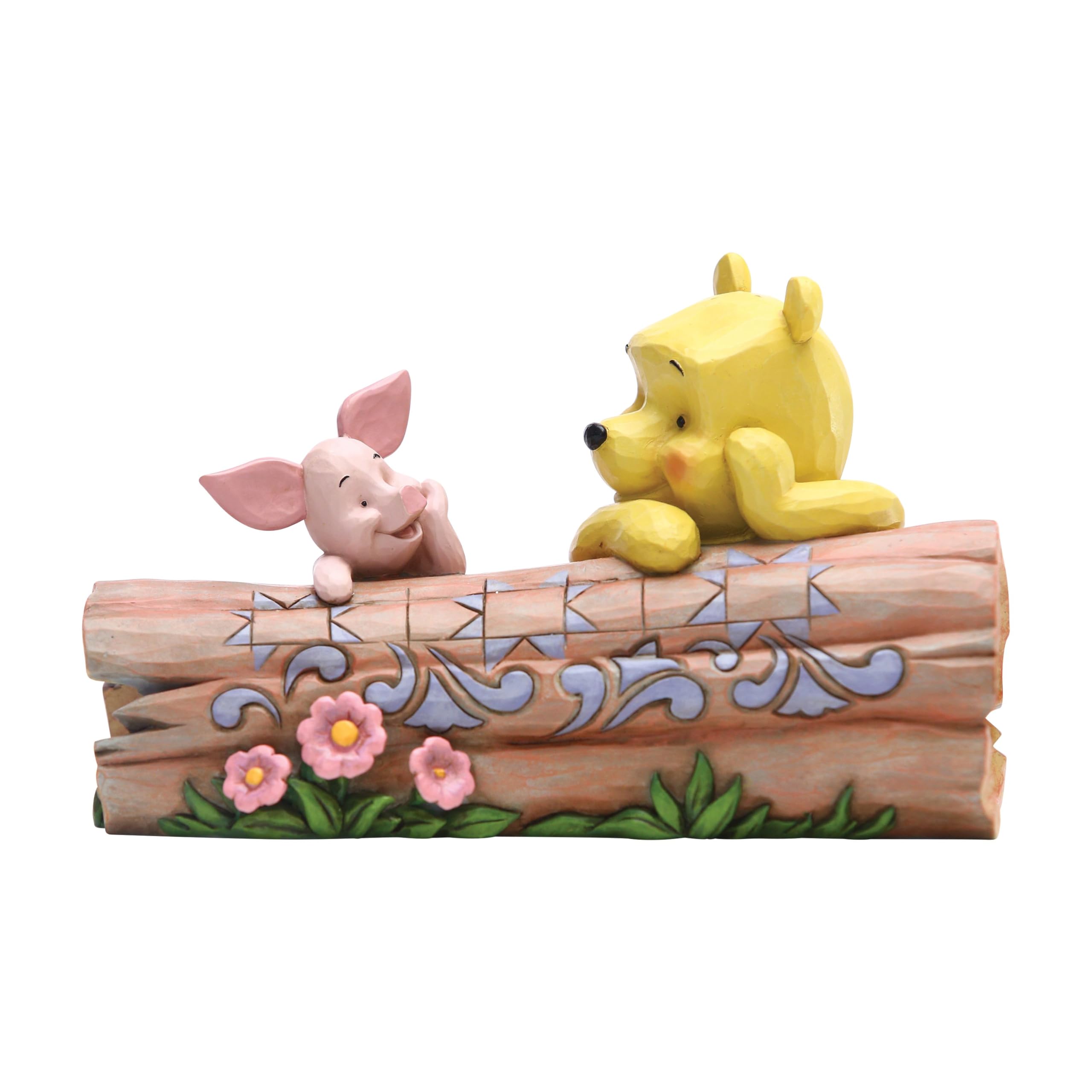 

enesco Disney Traditions Pooh & Piglet Log 6005964