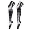 Damen Gestreifte Overknee Oberschenkelhohe Lange Socken für Weihnachts-Feierparty
