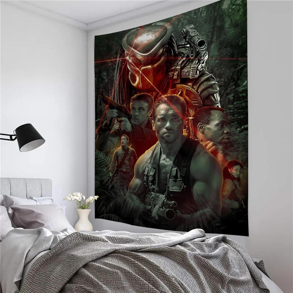 The Predator Cartoon Tapestry Home Decoration hippie bohemian decoration divination Home Decor