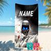 Customizable personalized beach towels Astro Bot themed designs.Suitable for the beach, yoga, sports;ideal as beach accessories