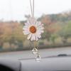 Daisy Stylish Car Pendant Aromatherapy Rearview Mirror Hanging Decor Universal