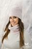 Diamond Set with Cotton Hat and Scarf, Pink Color