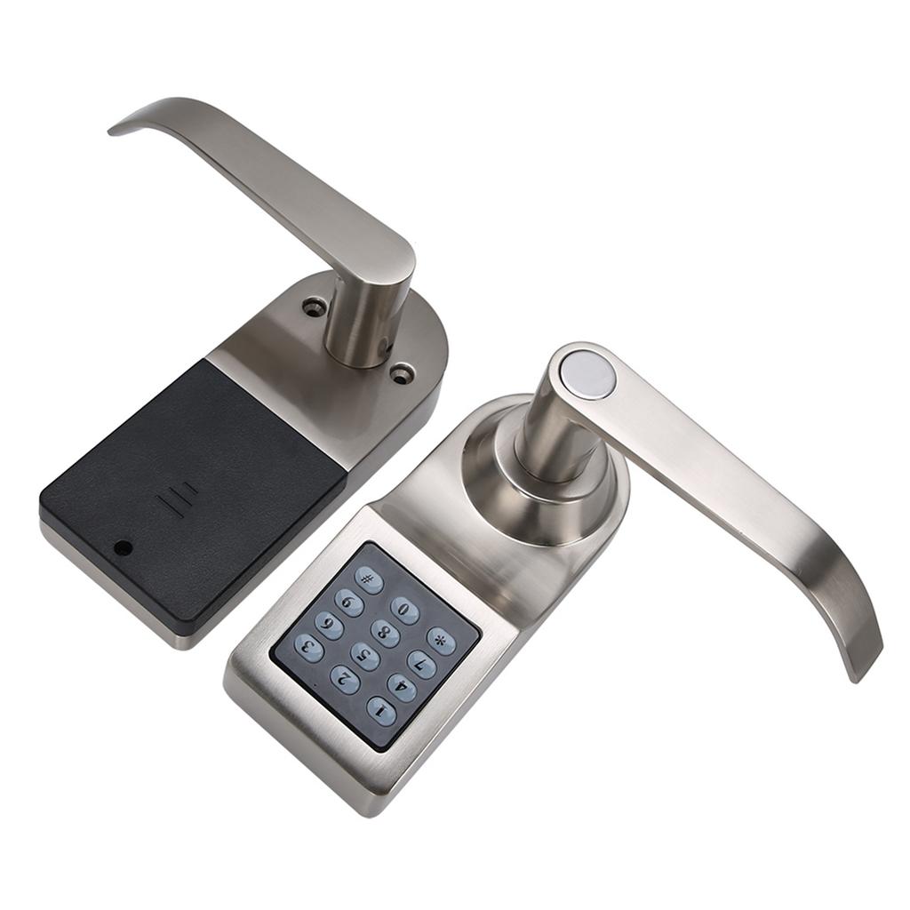 Induction Electronic Password Lock Smart Digital Door Lock with IC Card Codes and Key Unlocking Security Entry