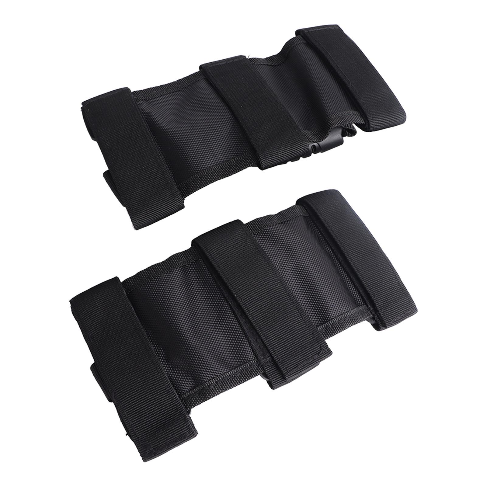

2Pcs Handle Black Off Road Car Refit Interior Handle Thickened Strengthening Top Roof Handle For