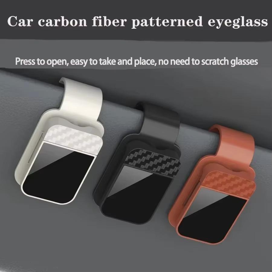 Car Sunglasses Holder Clip Sun Visor Glasses Organizer