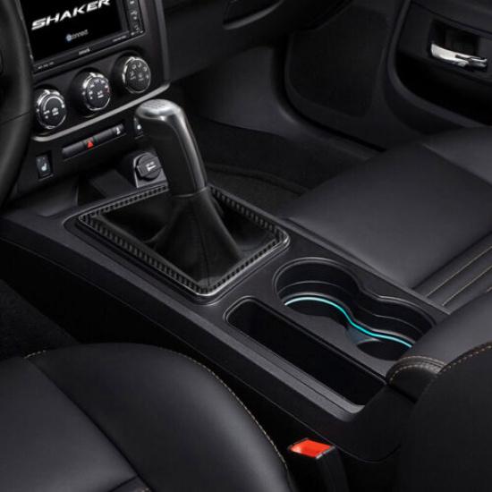 Carbon Fiber Gear Shift Frame Cover Sticker For Dodge Challenger 2008-2014