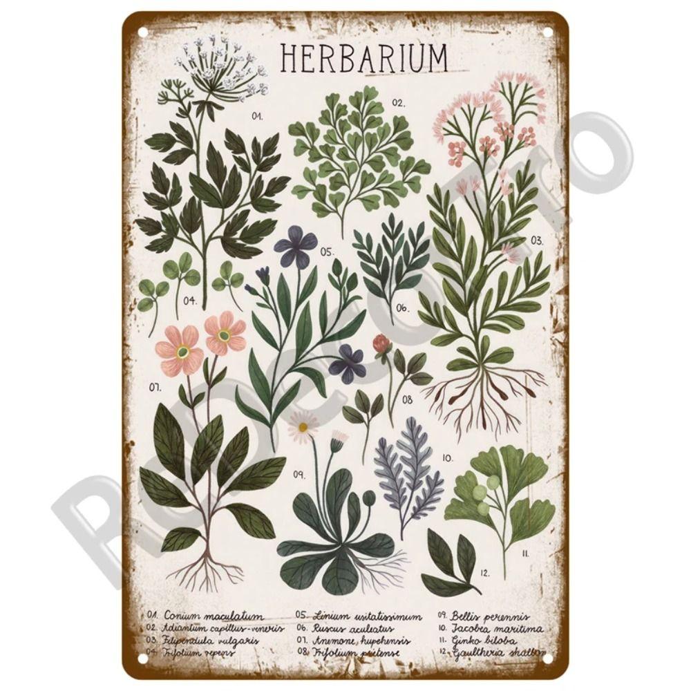 Vintage Garden Metal Sign Outdoor Yard Decor 20x30cm