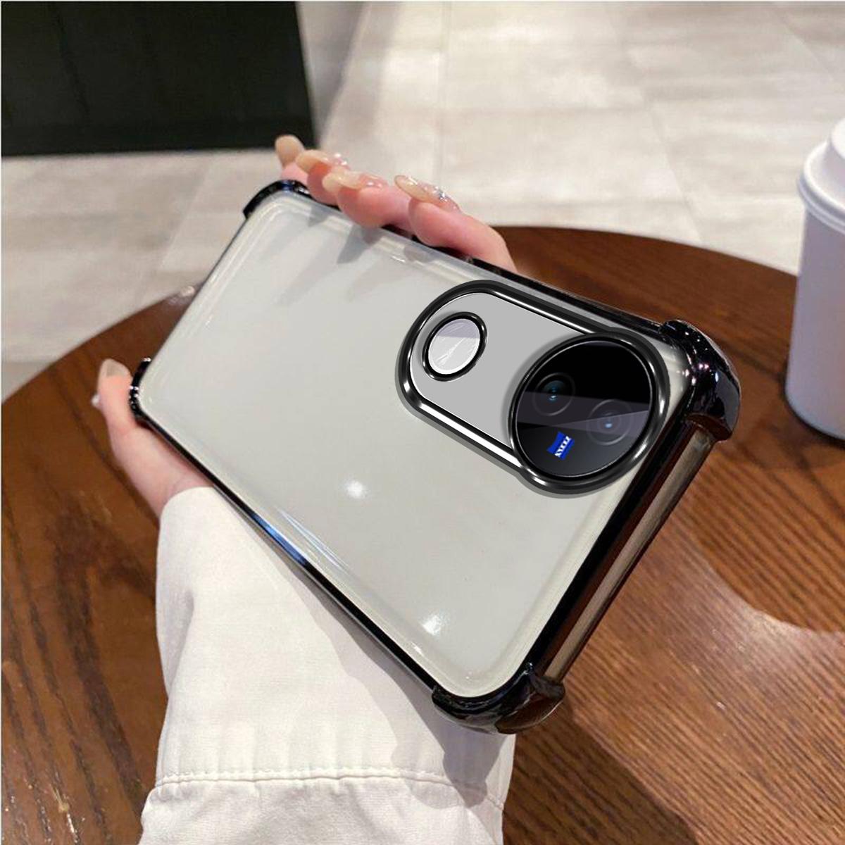 Case for Vivo V50 Electroplated Color Border Clear Phone Casing Cover Vivo V50