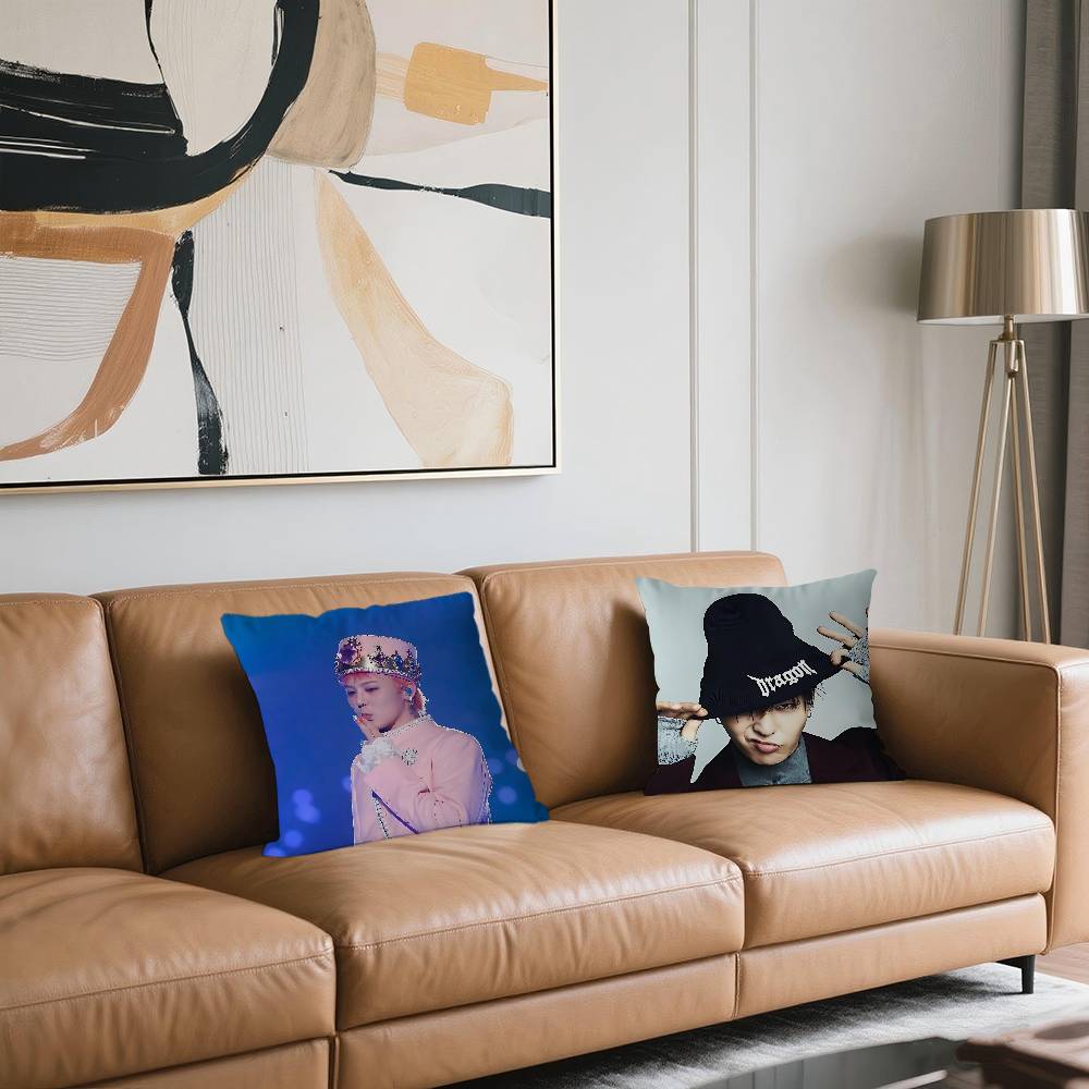Star G-Dragon Pillow Cover Design Cushion Cover Decor Holiday Decorati