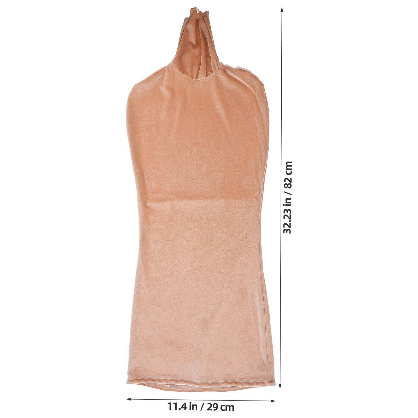 

Mannequin Body Velour Cover for Female Upper Body Display Soft Comfortable Polyester Fabric Easy Clean Reusable Fashion Clothing бежевый