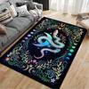 Mystical Snake Moon Carpet Suitable As a Non-slip Mat for the Living Room or Bedroom Sofa