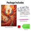 5D DIY Pearl Diamond Painting Kit Mythical Phoenix Full Drill Embroidery Mosaic Art Home Wall Decor Gift