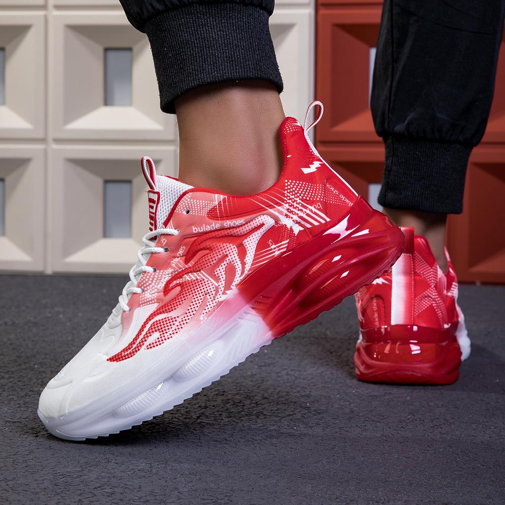 Men's Running Shoes Breathable Outdoor Casual Walking Shoes Thick Soles Fashion Lightweight Men's Sneaker