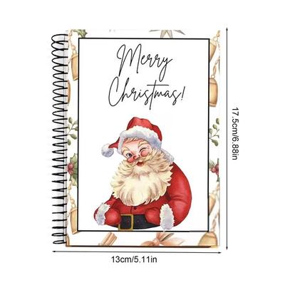Spiral-Bound Christmas Gift Card Book Festival Christmas Gifts for Teenagers Greeting Cards Holder Greeting Card Organizer