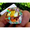 100-102 Ct Natural Mystic Topaz Rainbow Color Cube Shiny Fabulous Gemstone