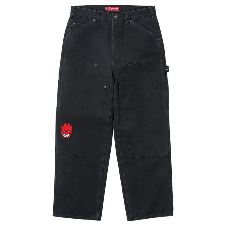 Supreme x Spitfire Double Knee Painter Pant Black