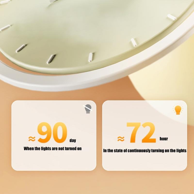 Intelligent Wake Up Device 3 Alarms Clock Adjustable Multifunction Gentle Backlight Display for Students Professional