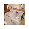 Sofabed, Daybed, Daybed, 90x200cm, Sofabed avec sommier à lattes (sans matelas) USB+Typ-c, Linen, Beige